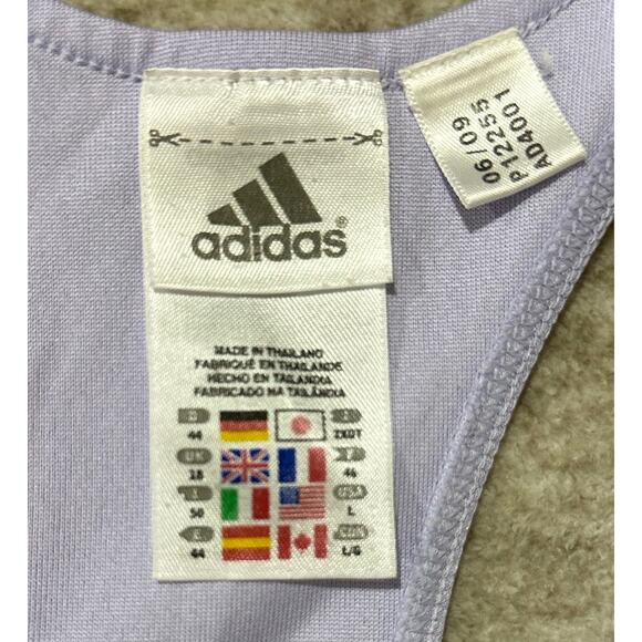 Two Women’s Exercise Tops Large and XL Purple and Lavender- Adidas and No brand - Picture 4 of 10